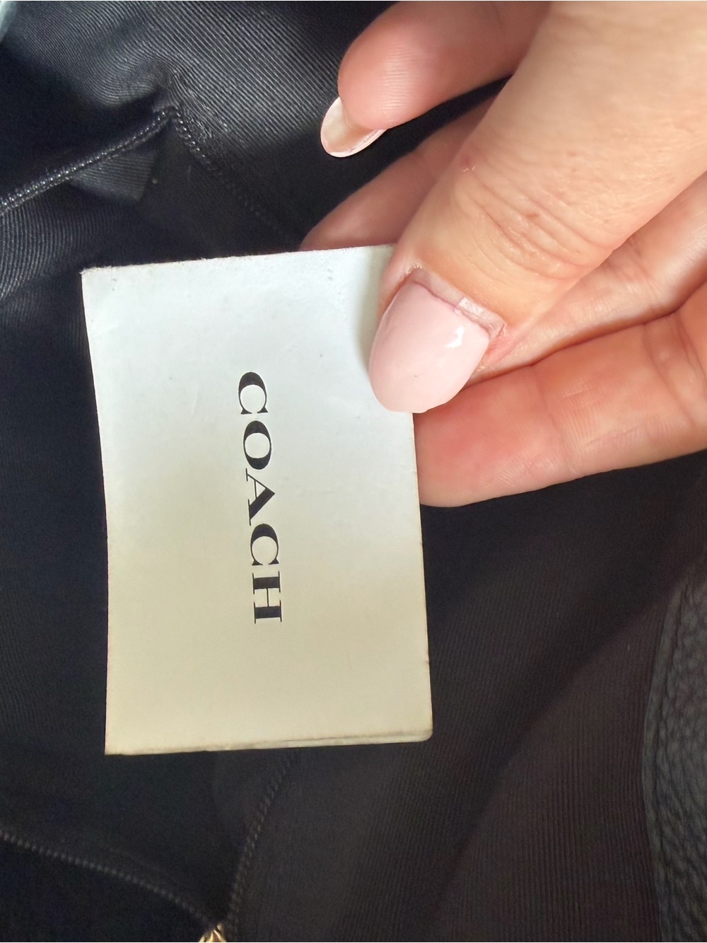 Coach Lexy Black Leather Shoulder Bag with Gold Hardware - Picture 7 of 16